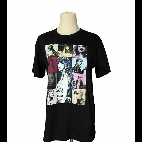 Taylor Swift The Eras Tour Tee Shirt Size medium Official Merchandise Black, - Picture 9 of 12